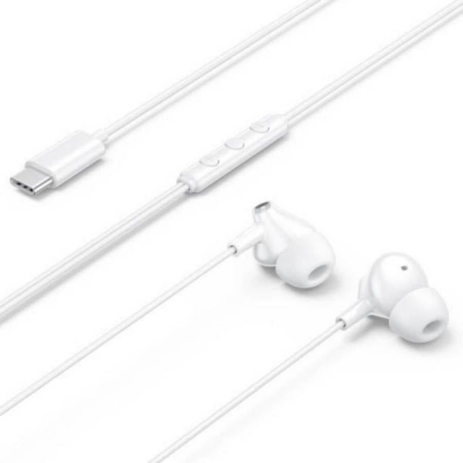 VENTION ECHO LITE USB-C In-Ear Wired Headphones with DAC Adapter 1.2M White (GBBWAV) (VENGBBWAV)