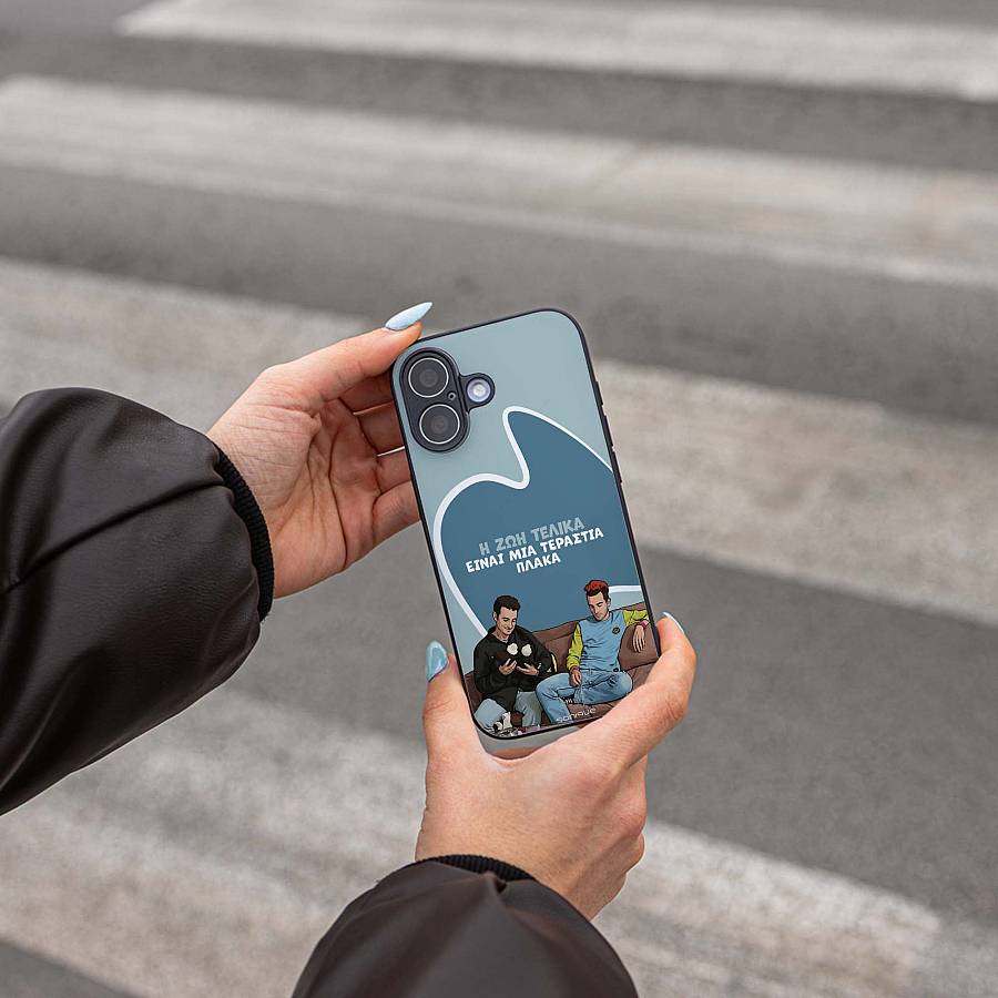 Θήκη Sonique Greek Cult TV Series για OnePlus 12 5G Η Ζωή Είναι Πλάκα