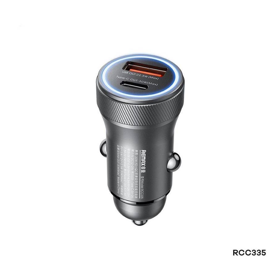 Φορτιστής Αυτοκινήτου REMAX Seaya Series RCC335 30W PD+QC|1C+1A|3A Μαύρο