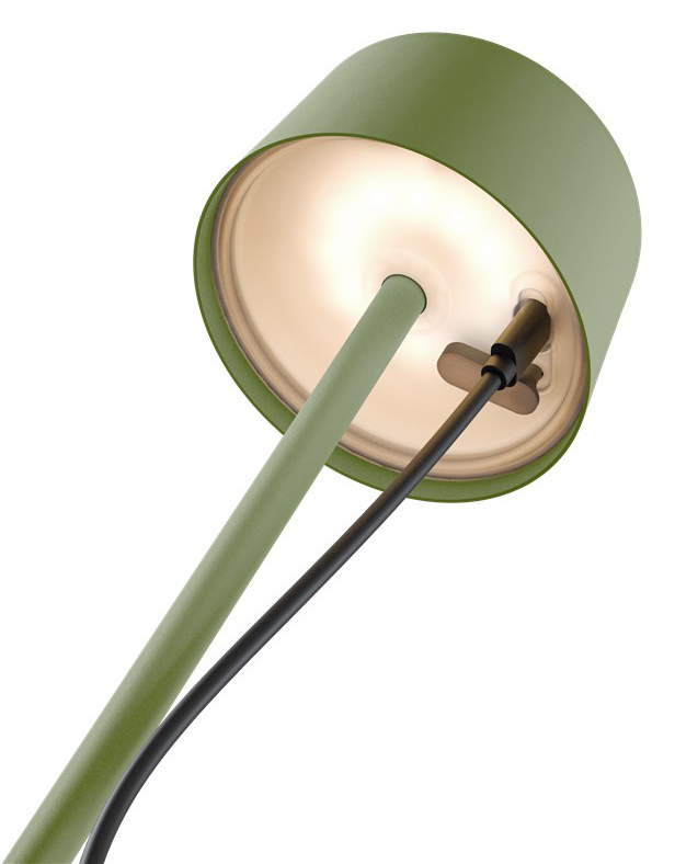 GOOBAY επιτραπέζιο φωτιστικό 77677, 3000K, dimmable, επαναφορτιζόμενο, πράσινο 77677