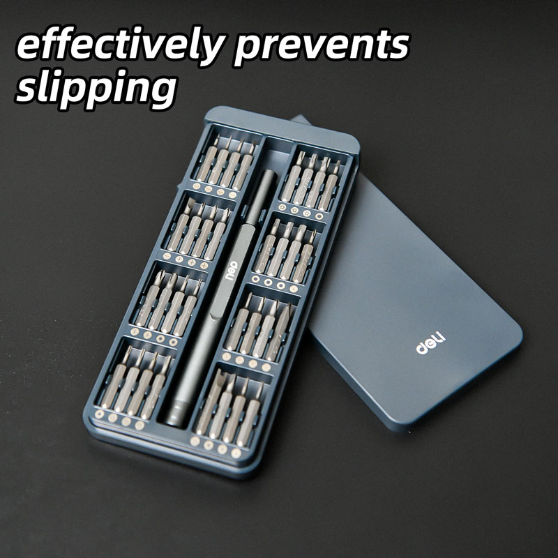 DELI σετ κατσαβίδι ακριβείας DL241033 με 32 μύτες, με θήκη, 33τμχ DL241033