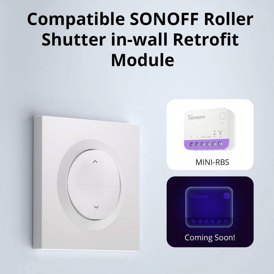 SONOFF θήκη για smart διακόπτη ERBS, πλαστική, λευκή ERBS