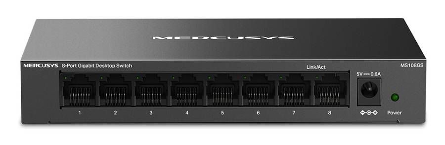 MERCUSYS desktop switch MS108GS, 8x Gigabit θύρες, V1.0 MS108GS