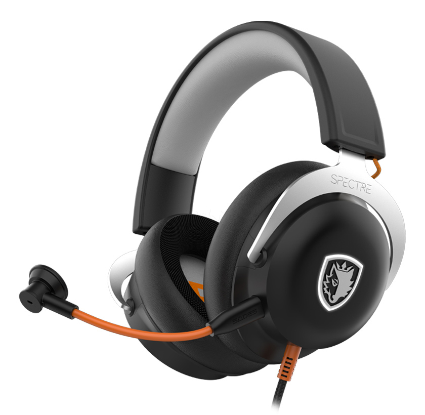 SADES gaming headset Spectre, USB σύνδεση, 50mm, V7.1 surround, multi-platform, μαύρο SA-915