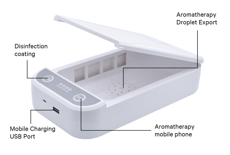Αποστειρωτής υπεριώδους ακτινοβολίας UV TOOL-0022, φορητός, λευκός TOOL-0022