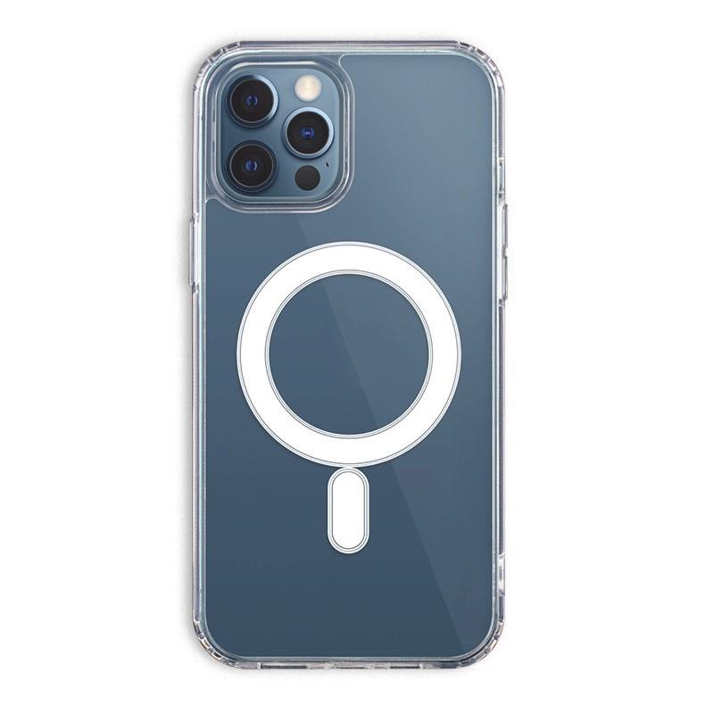 Apple iPhone 13 Mini - Anti Shock 1,5mm Mag case Transparent Big Hole