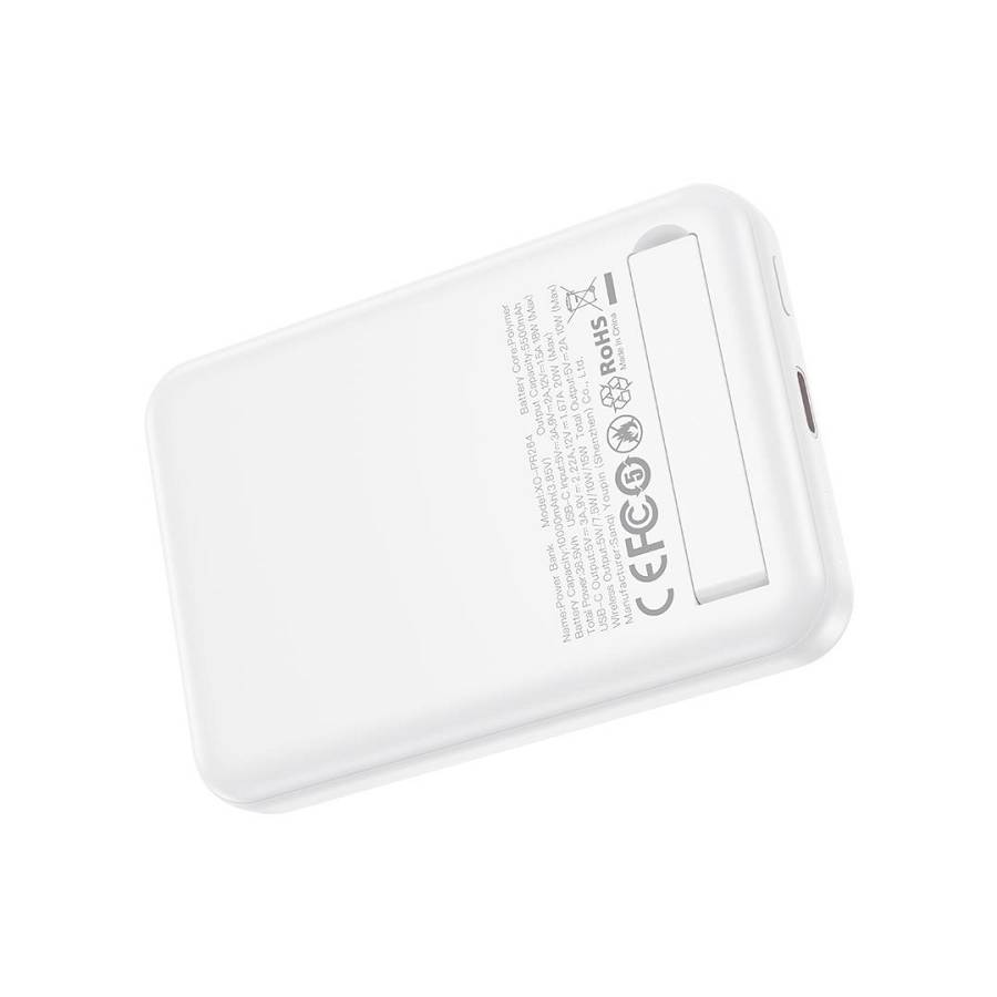 XO - Powerbank Magsafe με Ασύρματη Φόρτιση 10000 mAh PD20W Λευκό PR264