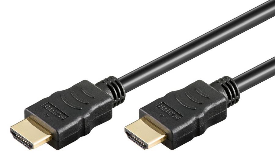 GOOBAY καλώδιο HDMI 80103 με Ethernet, soft, 4K/60Hz, 18 Gbps, 2m, μαύρο 80103