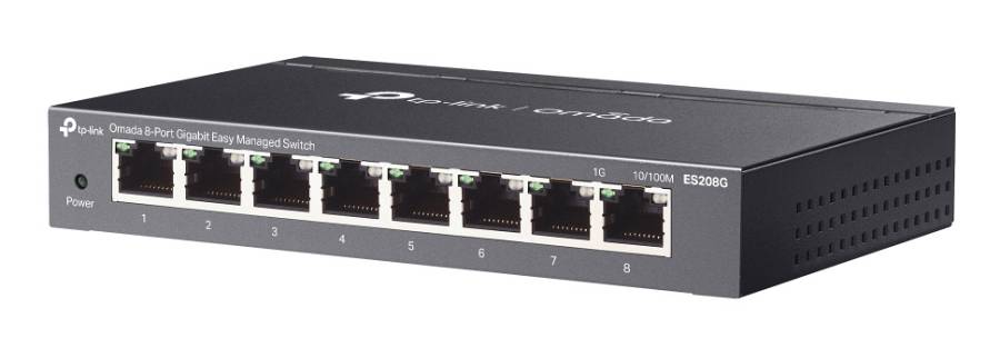 TP-LINK easy managed switch ES208G, 8x Gigabit θύρες, V1.0 ES208G