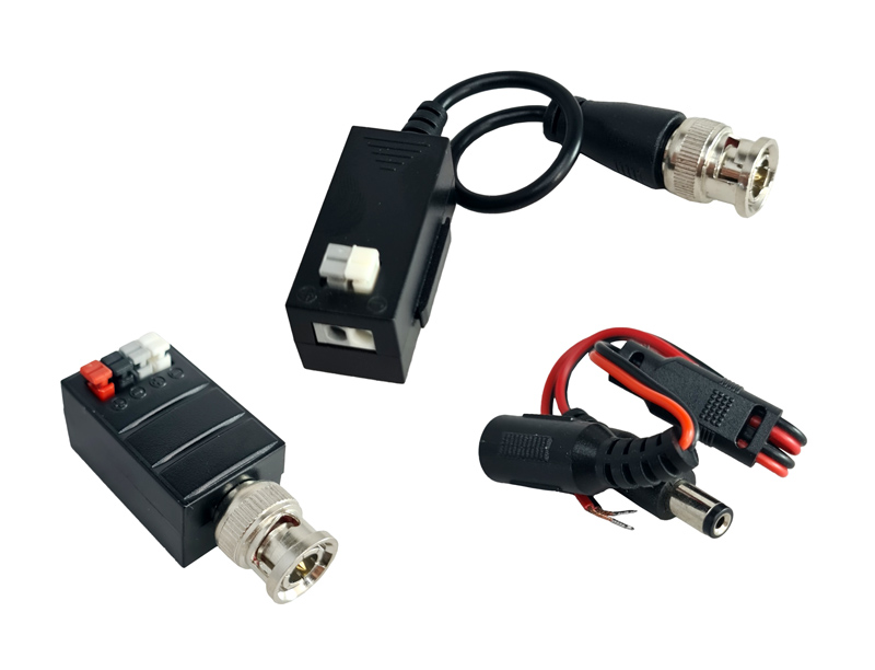 FOLKSAFE Video Balun FS-HDAP4501 για CCTV, active transmitter/passive receiver FS-HDAP4501
