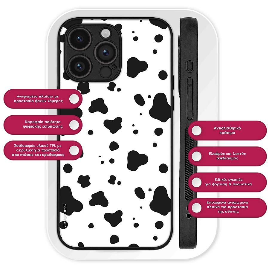 Θήκη Sonique Animal Print Series για Xiaomi Redmi Note 11 4G / Redmi Note 11S Dalmatian